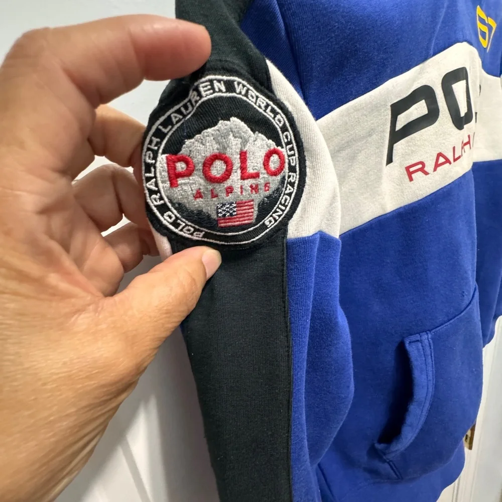 Polo Ralph Lauren size small 8 premium fleece alpine hoodie